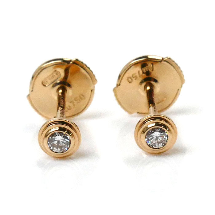 Cartier Pink Gold Diamond Earrings B8301214