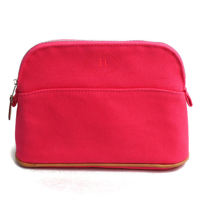 Hermes Bolide Mini Pouch Pink Hibiscus