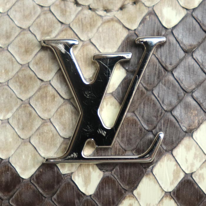 Louis Vuitton Python Card Case Black N97001