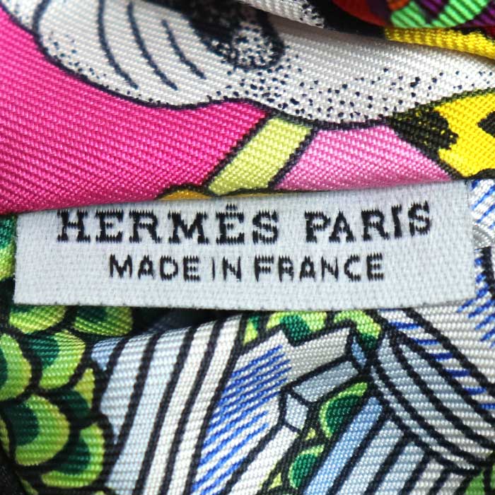 Hermes Silk Animal Police Claudia Hair Accessory