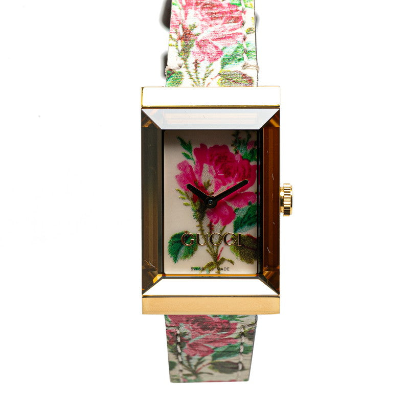 Gucci G-Frame Floral Watch YA147406 Quartz