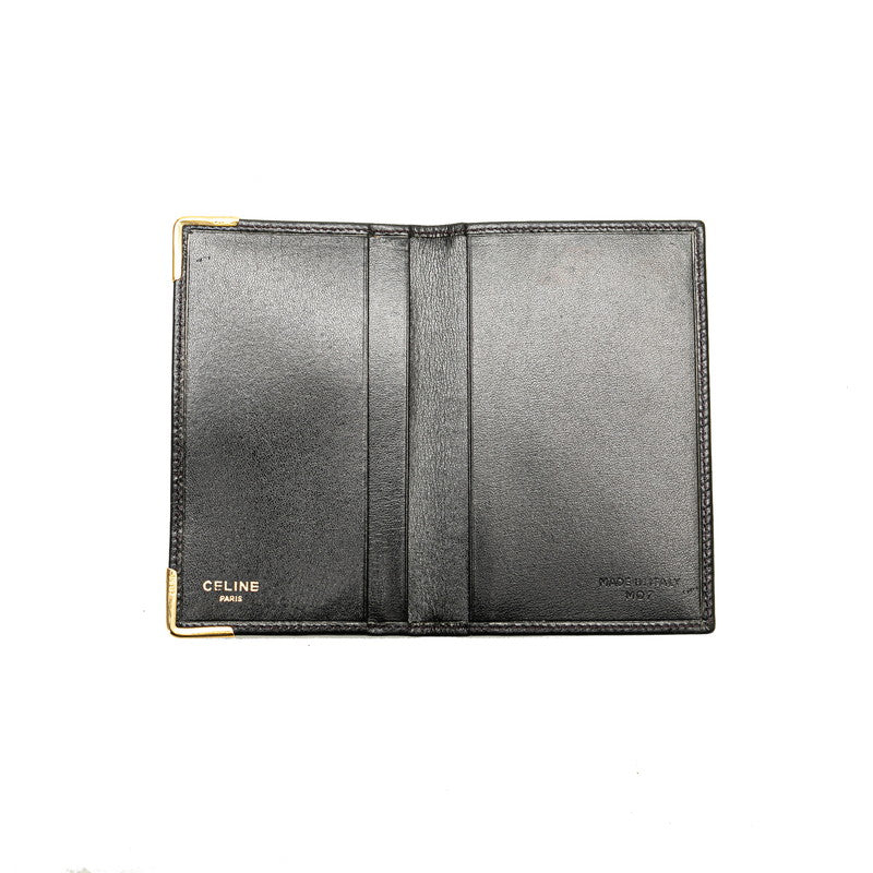 Celine Leather Card Case Black in Great Condition