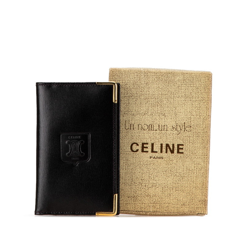 Celine Leather Card Case Black in Great Condition