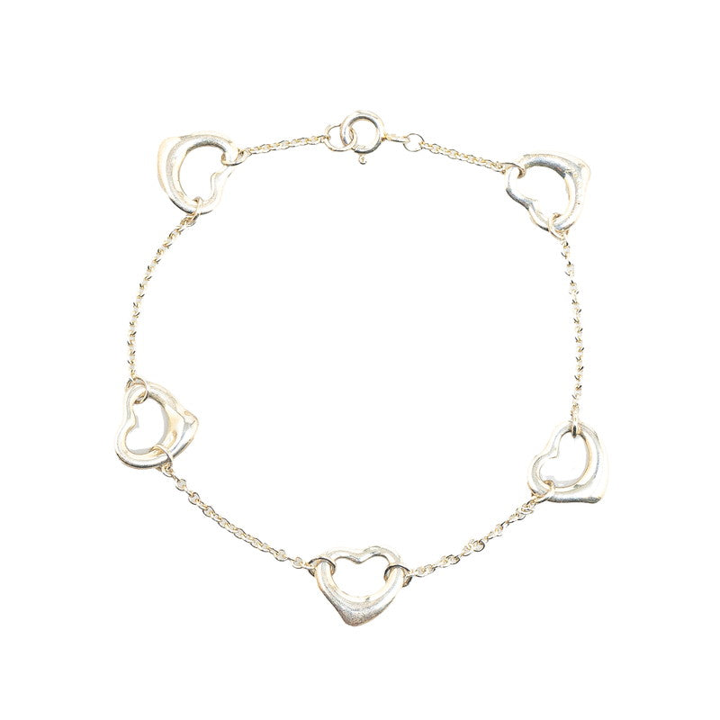 Tiffany & Co Elsa Peretti Open Heart Bracelet Silver