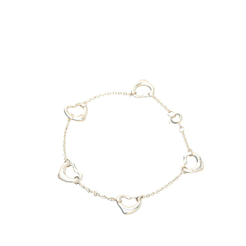 Tiffany & Co Elsa Peretti Open Heart Bracelet Silver