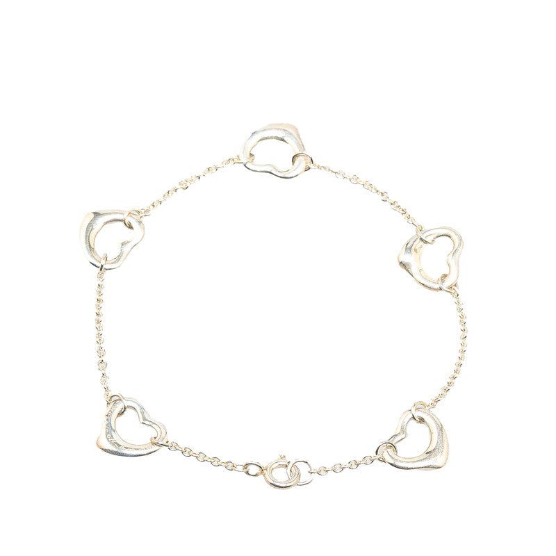 Tiffany & Co Elsa Peretti Open Heart Bracelet Silver