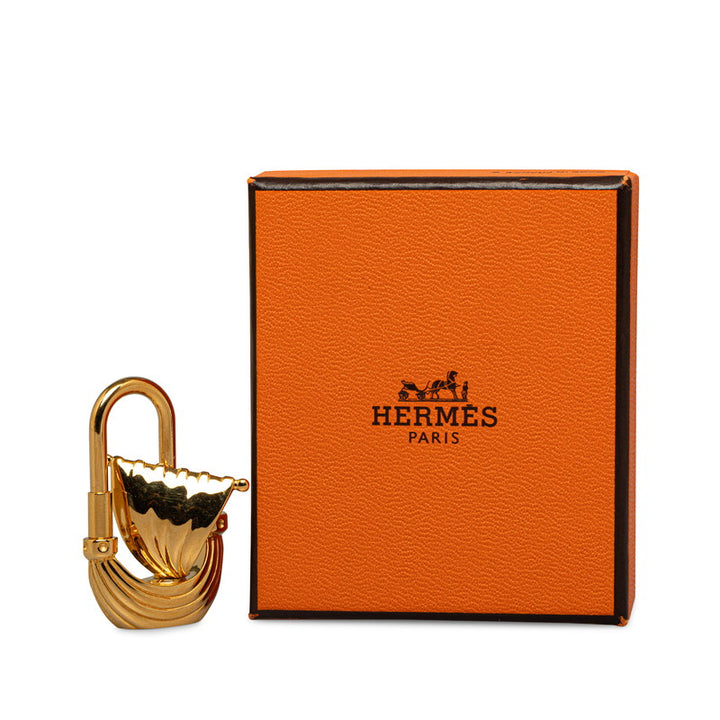 Hermes Gold Plated Cadena Necklace in Great Condition