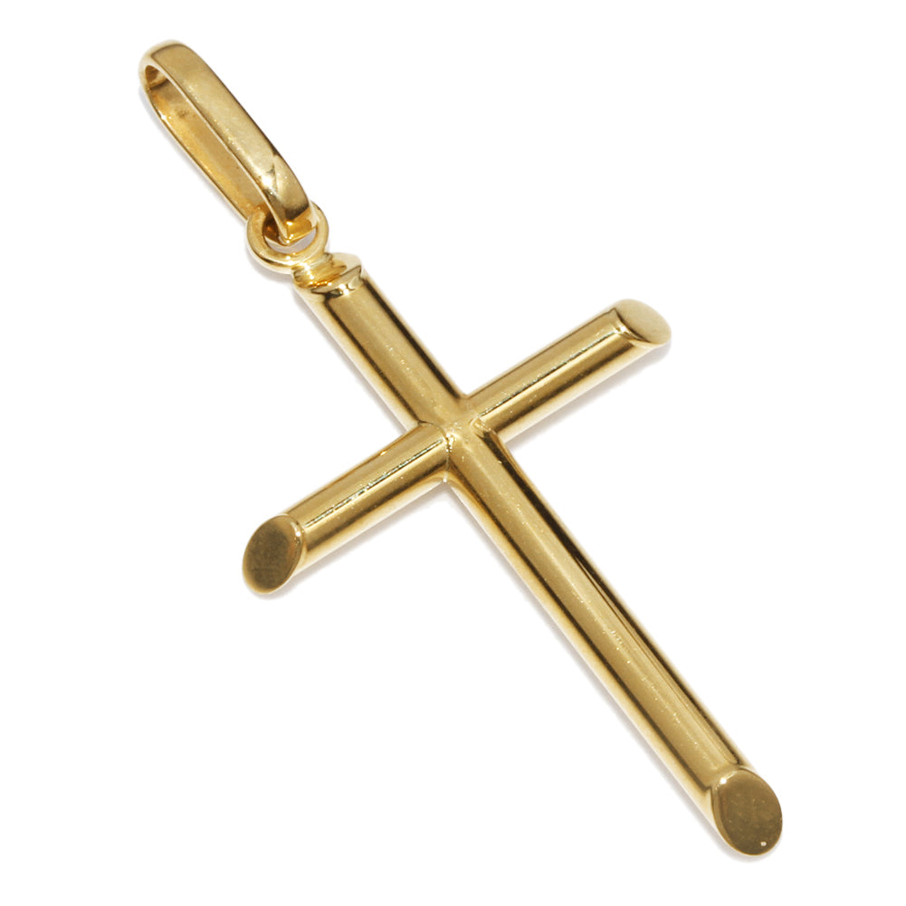 K18YG Yellow Gold Cross Pendant Top