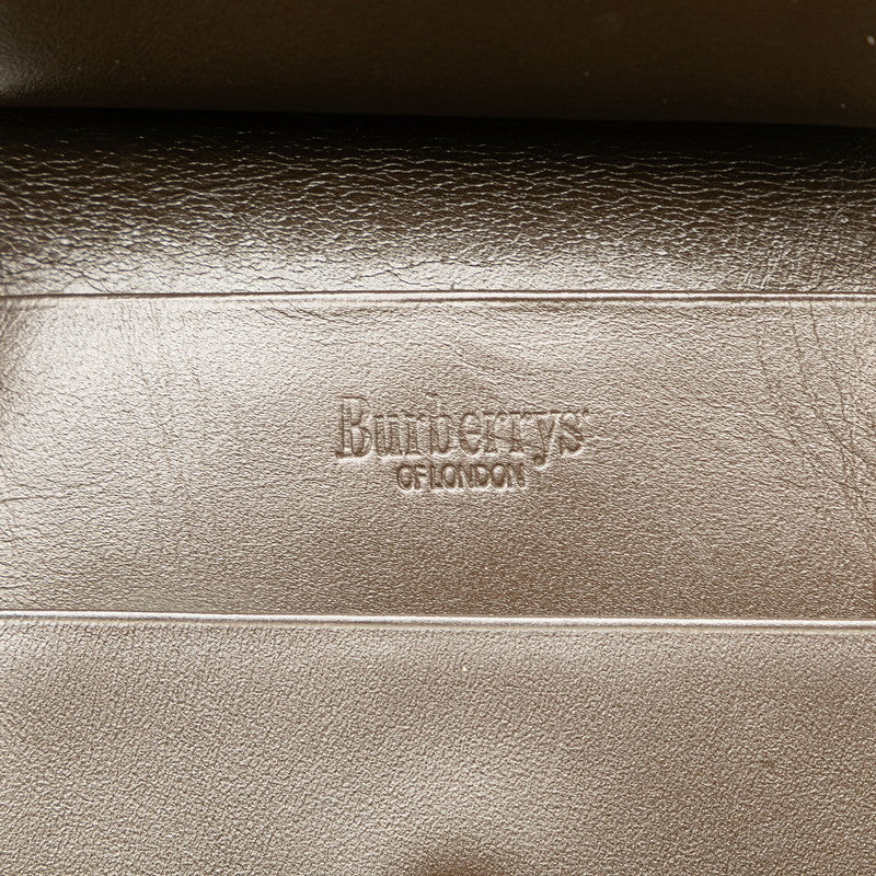 Burberry Canvas Leather Wallet Brown