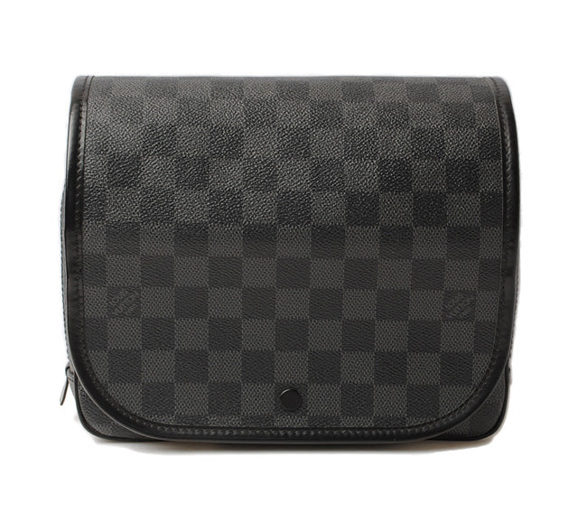 Louis Vuitton Damier Graphite Canvas Clutch Bag N41419 in Excellent Condition