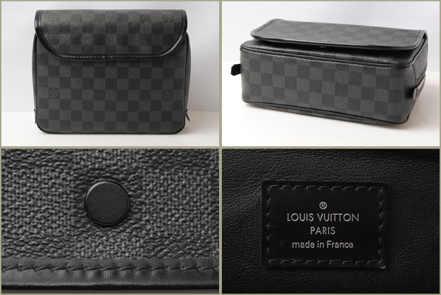 Louis Vuitton Damier Graphite Canvas Clutch Bag N41419