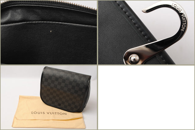 Louis Vuitton Damier Graphite Canvas Clutch Bag N41419