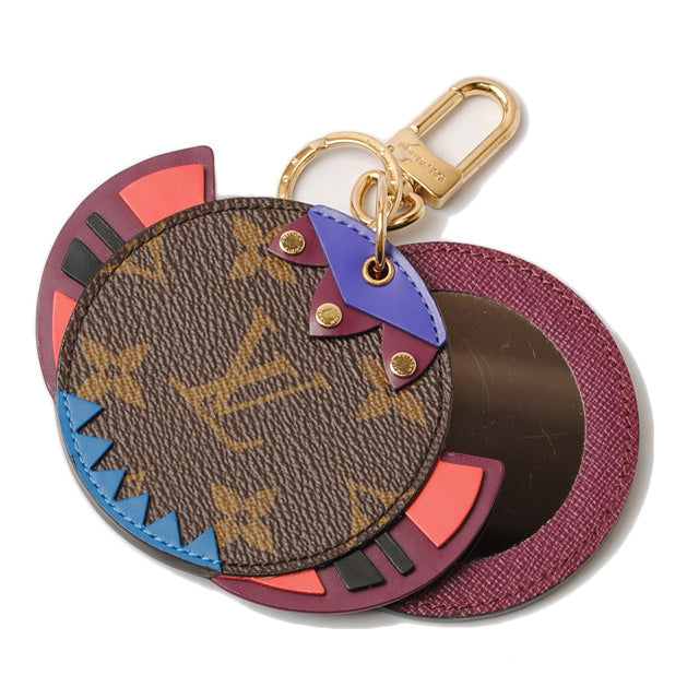 Louis Vuitton Monogram Totem Mirror Keychain M65141