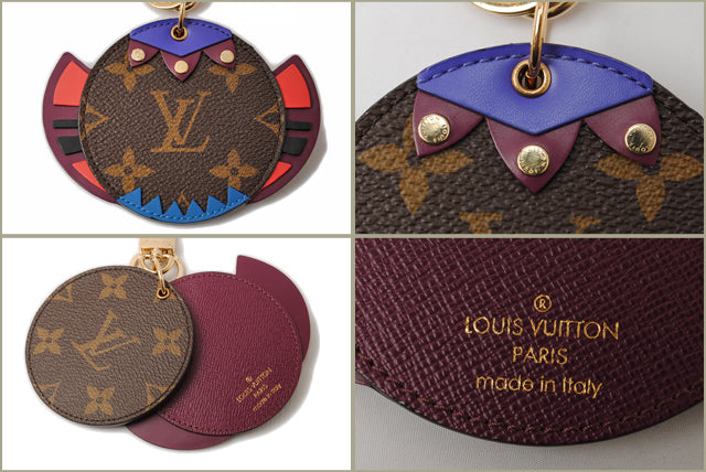 Louis Vuitton Monogram Totem Mirror Keychain M65141