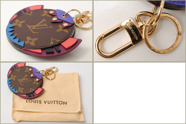 Louis Vuitton Monogram Totem Mirror Keychain M65141