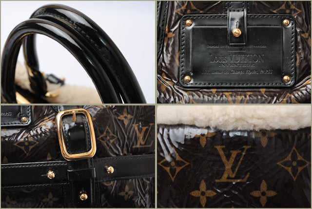 Louis Vuitton Patent Leather/Sheepskin Handbag M95574