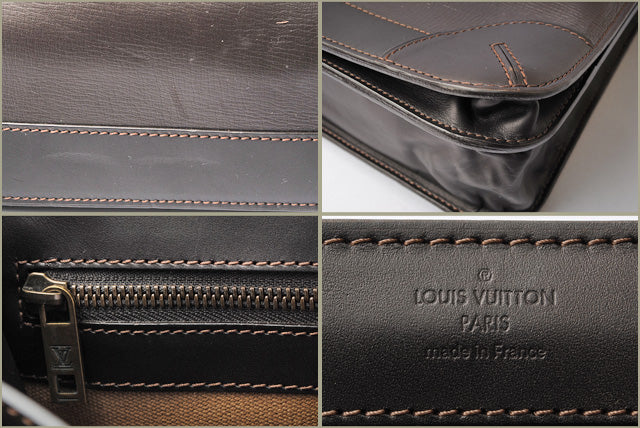 Louis Vuitton Utah Leather Business Bag M95452