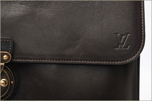 Louis Vuitton Utah Leather Business Bag M95452