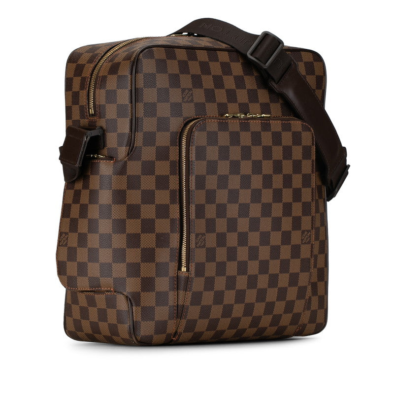 Louis Vuitton Damier Olaf GM Shoulder Bag N41440 Brown PVC Leather in Very Good Condition