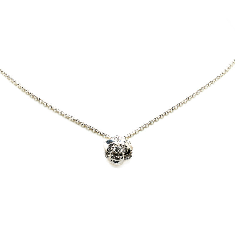 Chanel Camellia Diamond Necklace K18WG