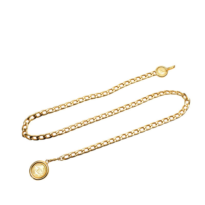 Chanel Coco Mark Cambon Chain Belt Gold