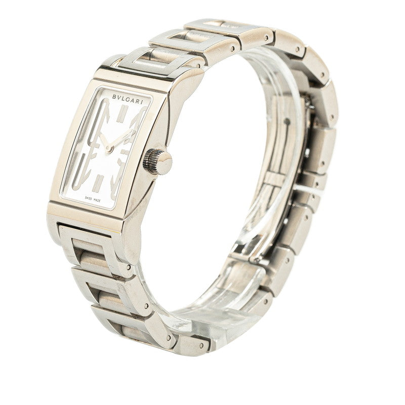 Bvlgari Rettangolo Quartz Stainless Steel Watch RT39S