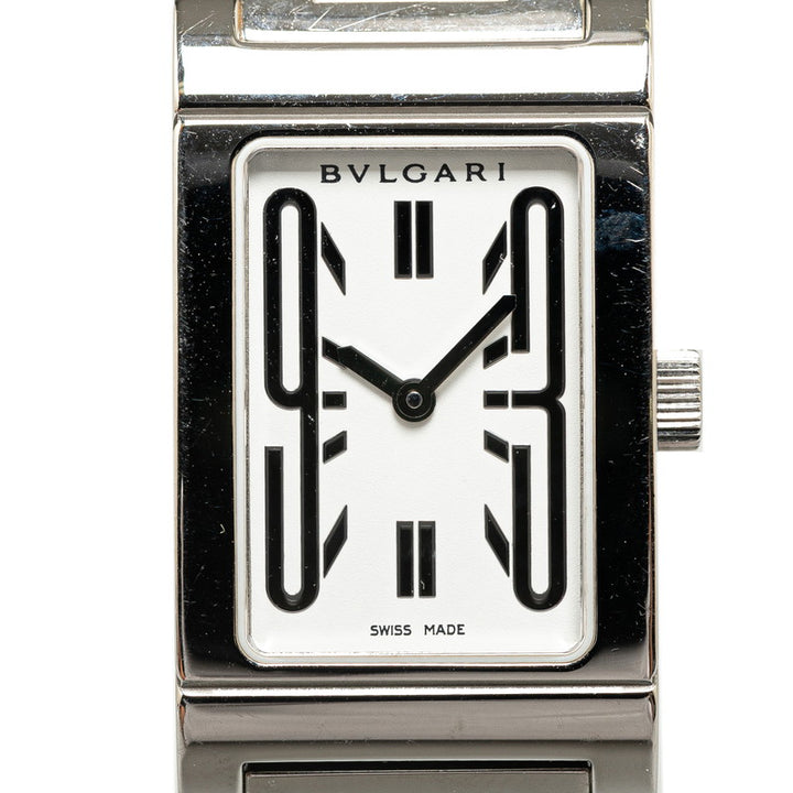 Bvlgari Rettangolo Quartz Stainless Steel Watch RT39S