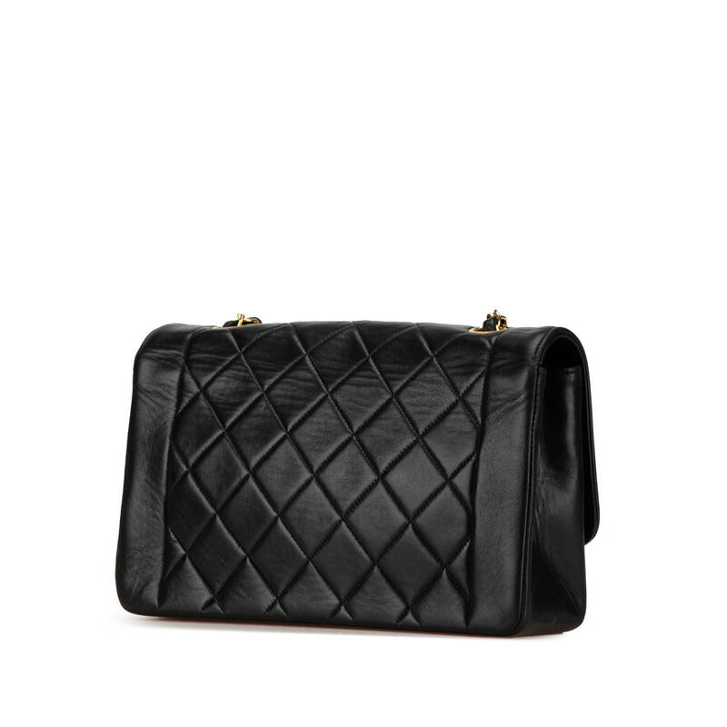 Chanel Diana Matelasse 25 Lambskin Shoulder Bag