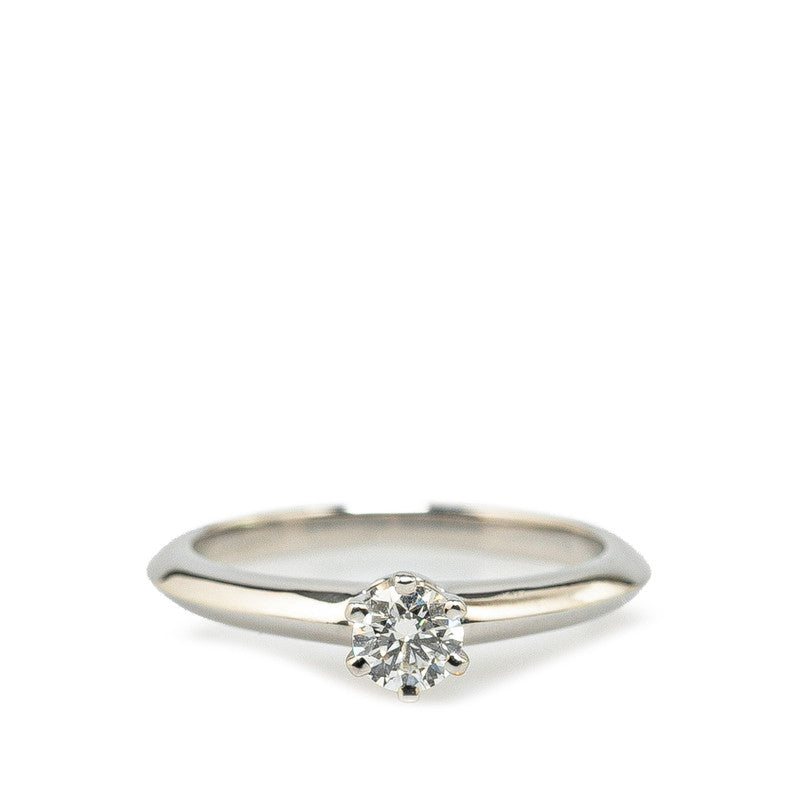 Tiffany & Co Platinum Diamond Solitaire Ring