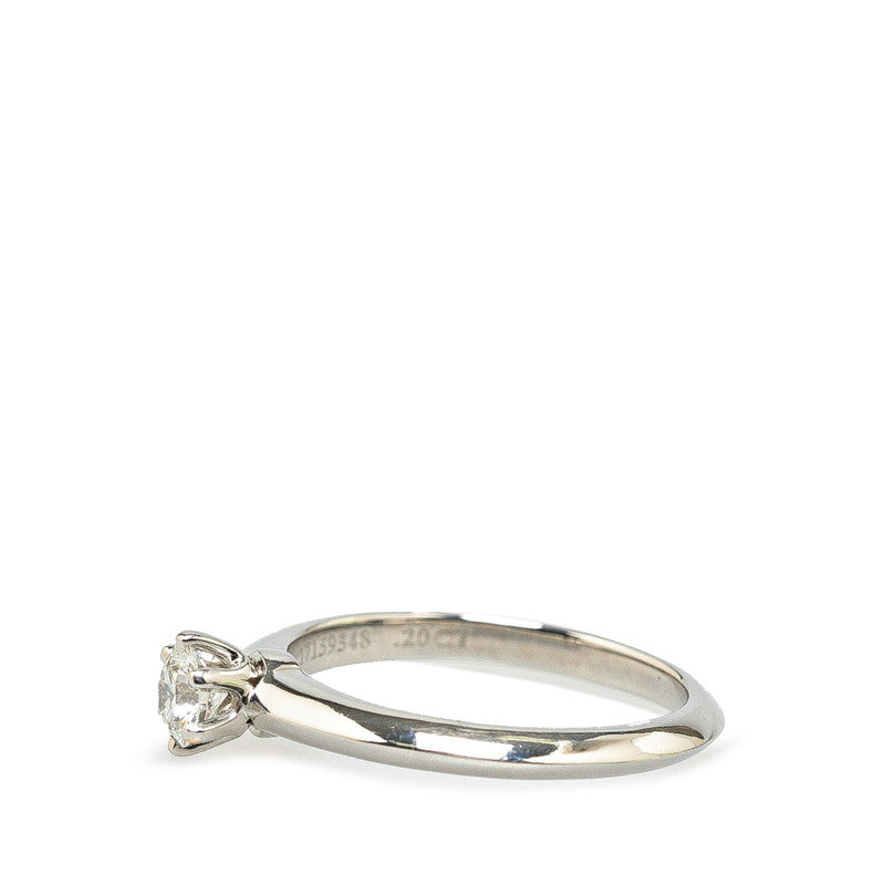 Tiffany & Co Platinum Diamond Solitaire Ring