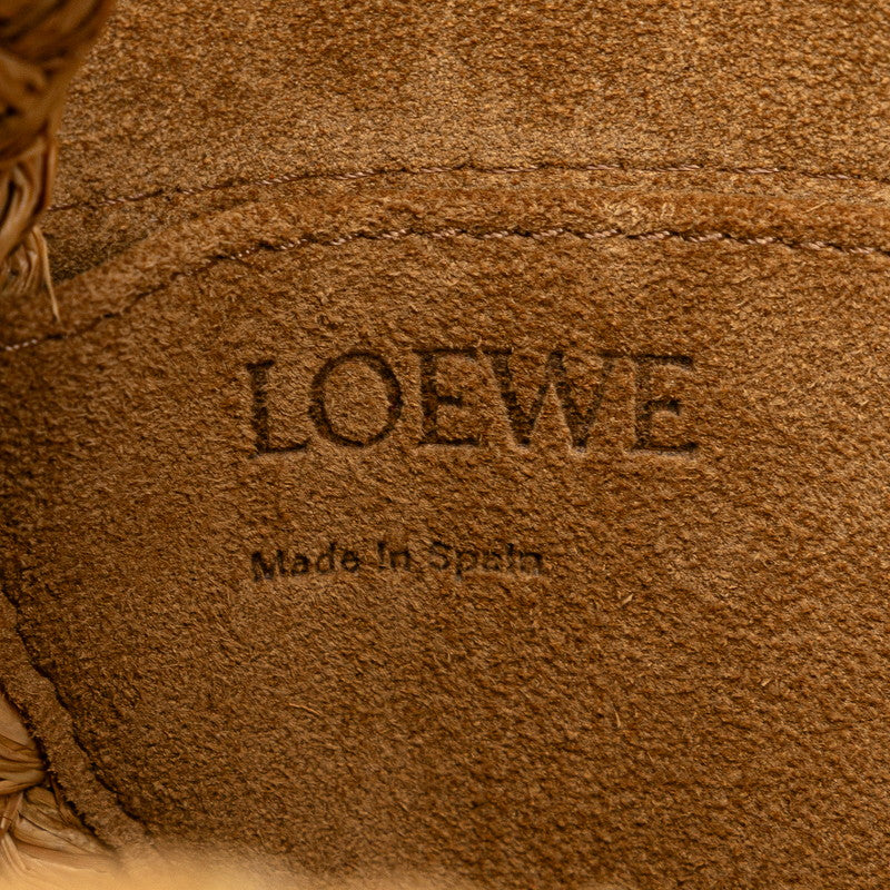 Loewe Anagram Gate Bag Raffia Leather