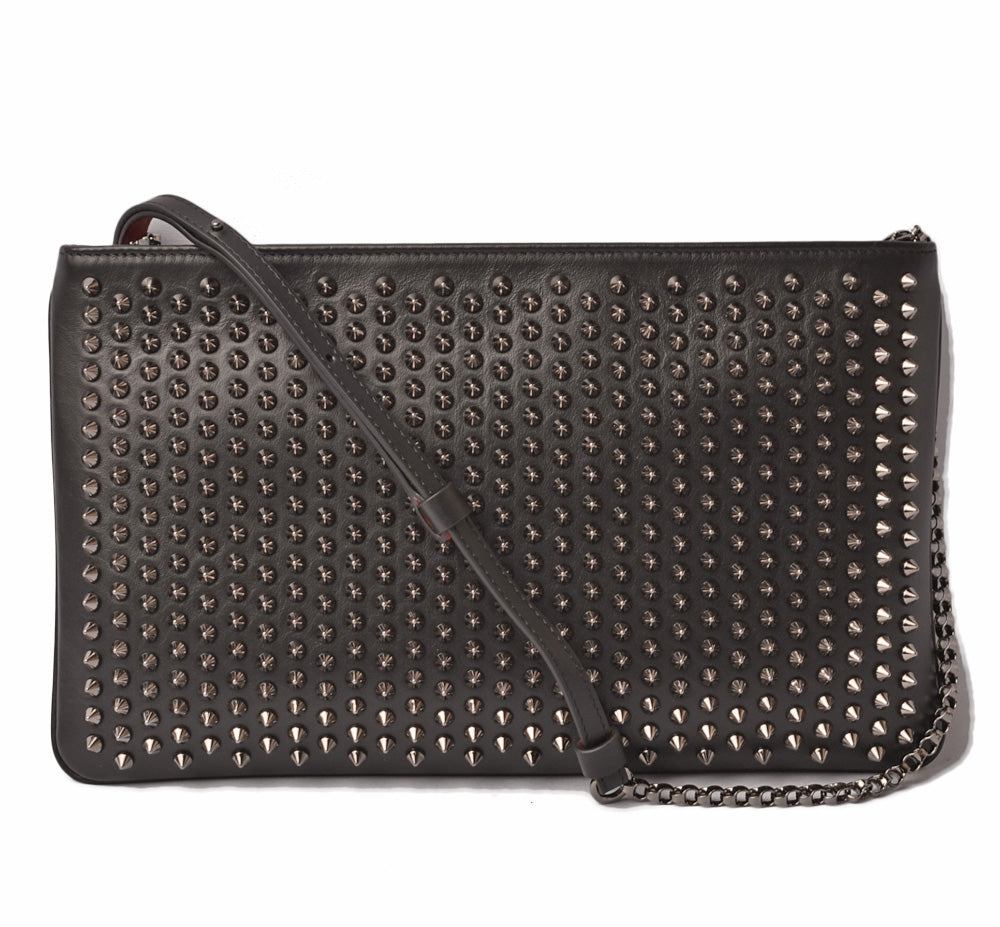 Christian Louboutin Calf Leather Clutch/Shoulder Bag 1165013