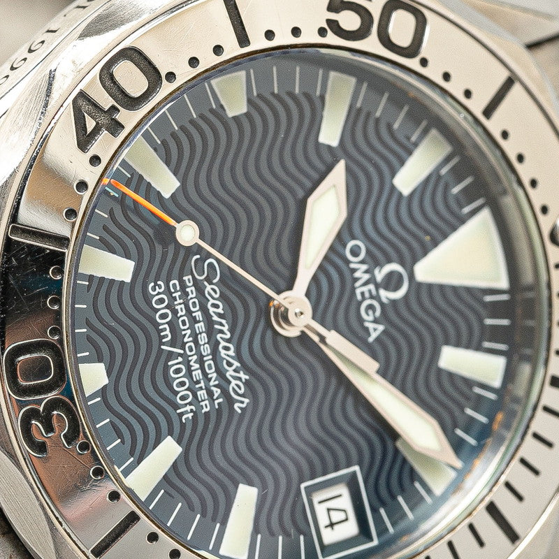 Omega Seamaster 300 Jack Mayol 1999 Automatic Watch 2554.80 Stainless Steel in Very Good Condition