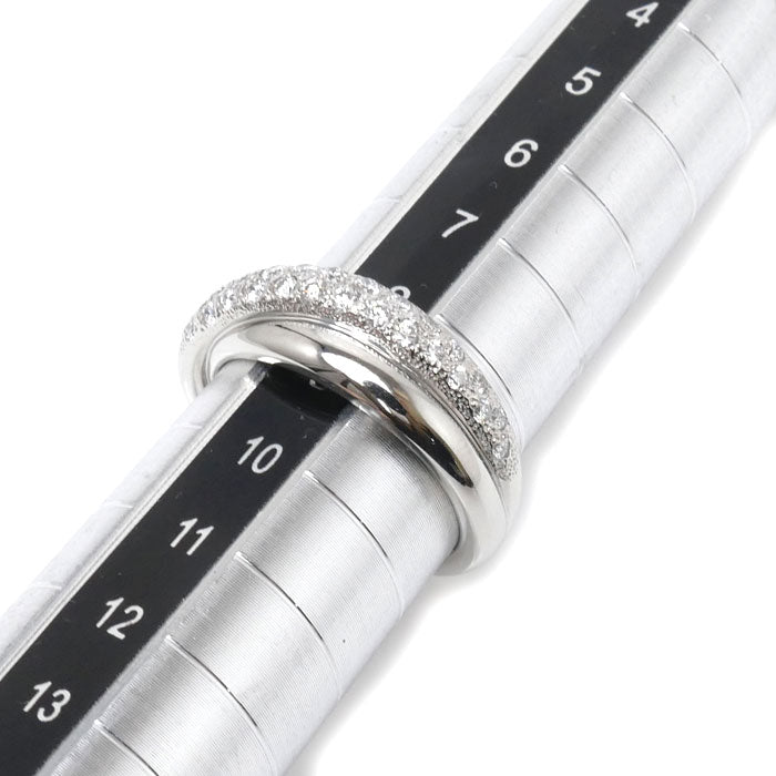 Mikimoto Pt950 Platinum Diamond Ring