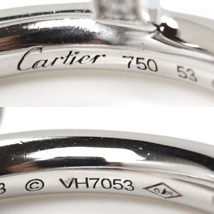 Cartier K18WG White Gold Diamond Ring B4092753