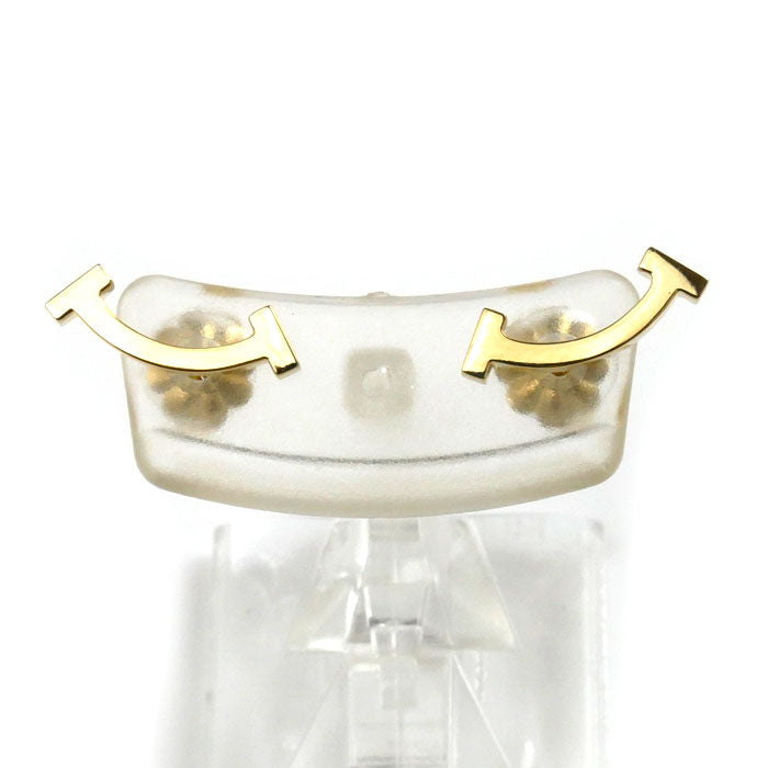 Tiffany & Co Yellow Gold T Smile Mini Earrings