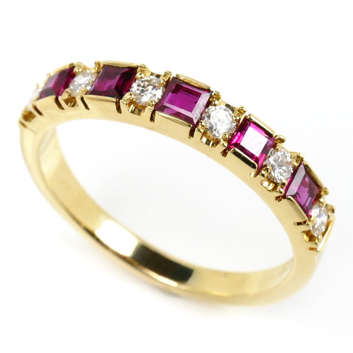 K18YG Yellow Gold Diamond Ring