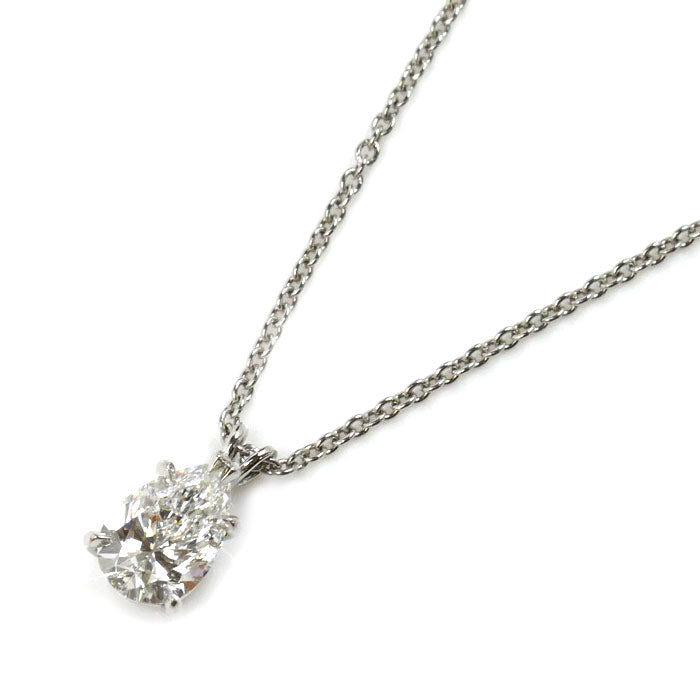 Harry Winston Platinum Diamond Solitaire Necklace