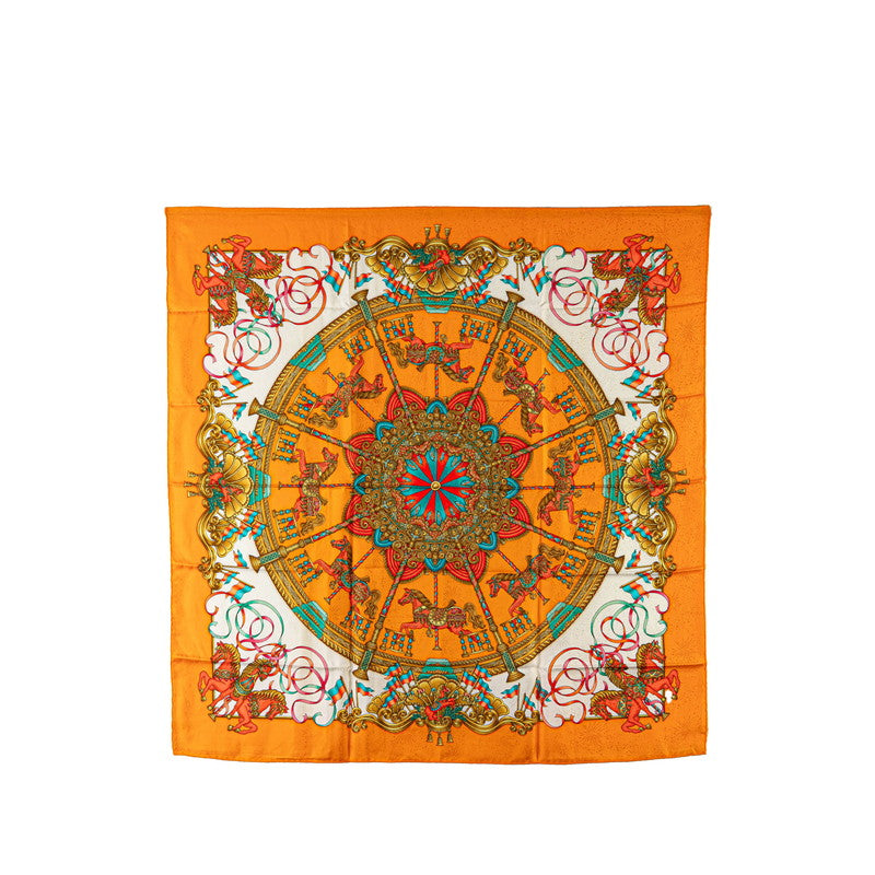 Hermes Silk Scarf LUNA PARK