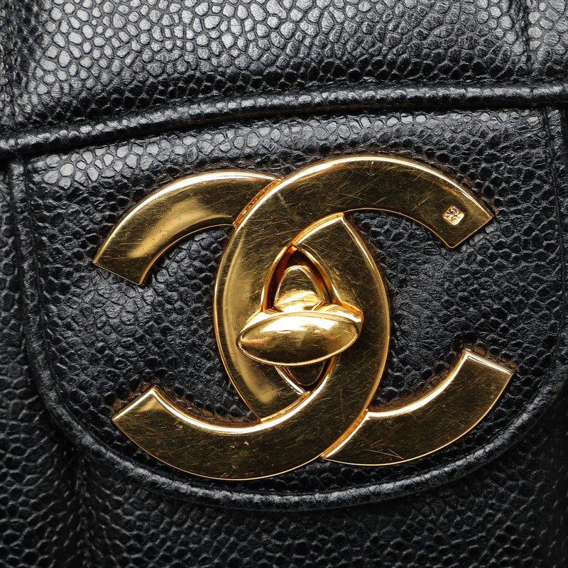 Chanel Caviar Mademoiselle Double Chain Shoulder Bag