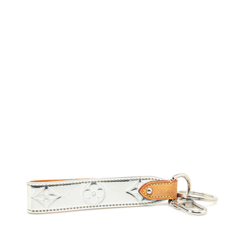 Louis Vuitton Leather LV Mirror Keychain MP3151 in Very Good Condition