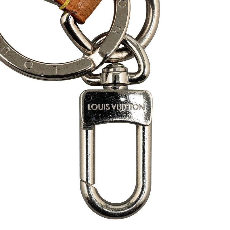 Louis Vuitton Leather LV Mirror Keychain MP3151 in Very Good Condition