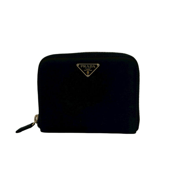Prada Tessuto Saffiano Leather Wallet