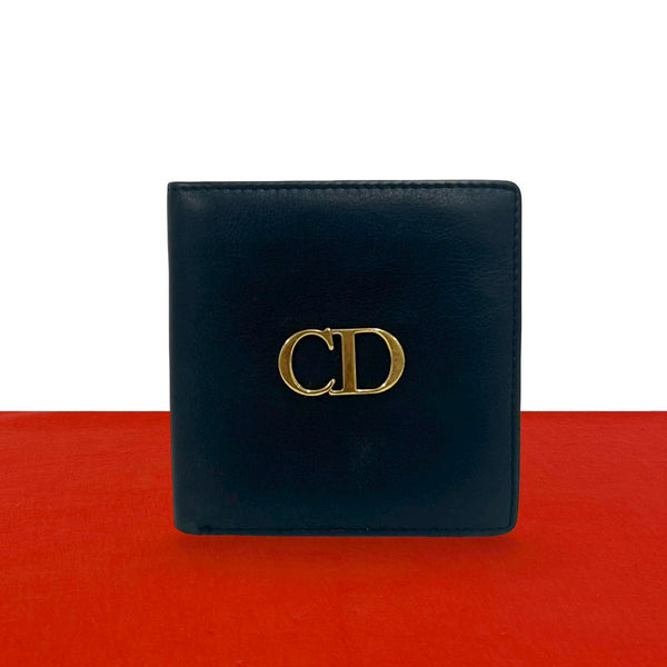 Christian Dior Leather Bifold Wallet