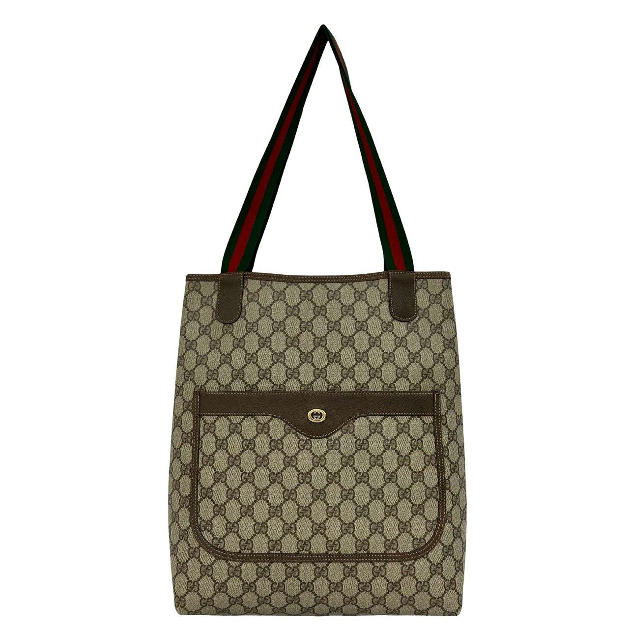 Gucci Leather PVC Tote Bag