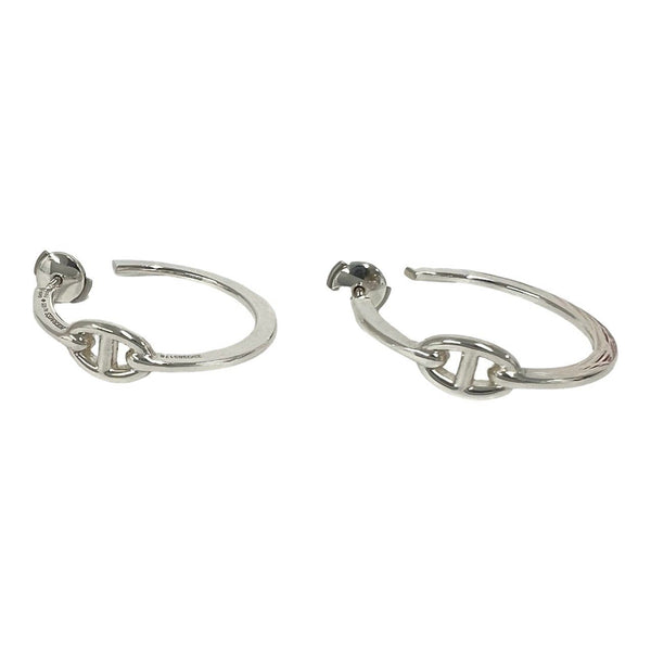 Hermes Chaine d’Ancre Silver Earrings