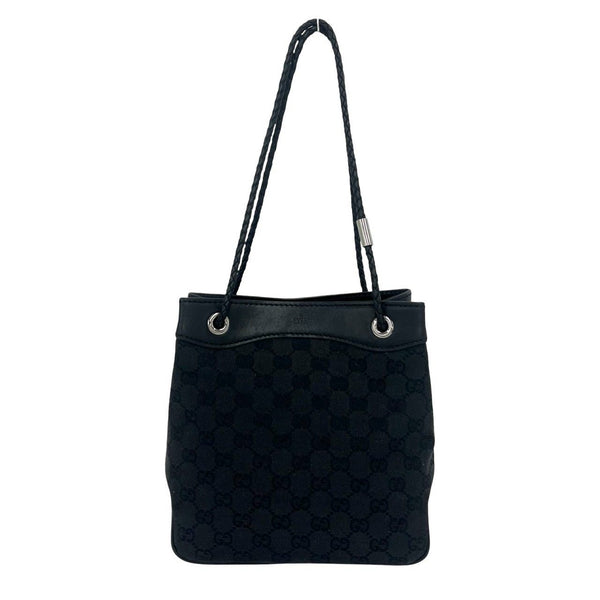 Gucci GG Canvas Leather Shoulder Bag