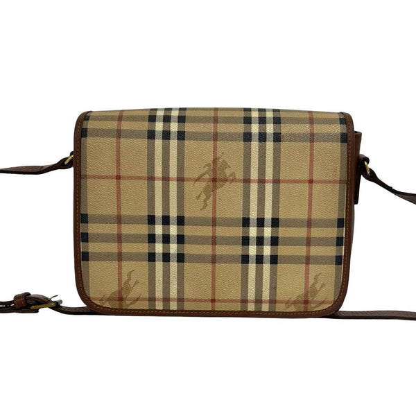 Burberry PVC Leather Shoulder Bag