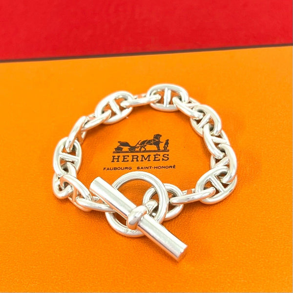 Hermes Chaine d’Ancre PM Silver Bracelet