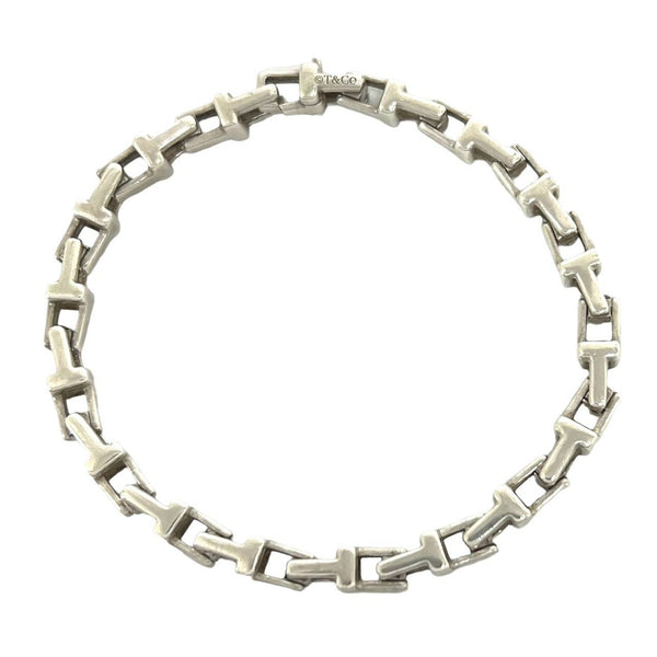 Tiffany & Co. T Narrow 925 Silver Bracelet